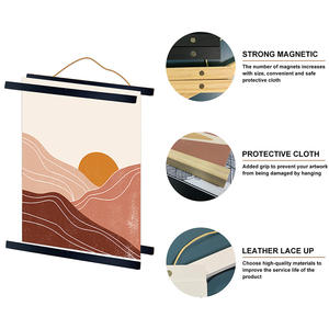 Maison enfants décoration nom de bébé personnalisé Lion éléphant Beige pépinière impression photo toile peinture mur affiche art rouleau - Product Image 4