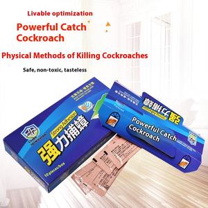 Высококачественная Заводская прямая липкая доска для ловушки для тараканов с безопасным высокопрочным клеем привлекает вредителей, твердая бумага для борьбы с вредителями - Product Image 5