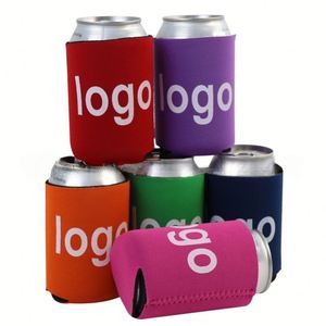 Bulk <b>Vinyl</b> Slim Can Coolers for DIY Personalized Sublimation Sleeves, Plain Collapsible Soda Cover Coolies - Product Image 1