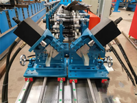 Rail et goujon de cloison sèche en acier, double ligne c u, machine légère de formation de rouleau de cadre en acier, fabrication de goujons