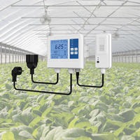 Moniteur de CO2 et contrôleur de CO2 pour les fermes de champignons ou les serres hydroponiques pour contrôler la vanne ou le ventilateur Régulation intelligente