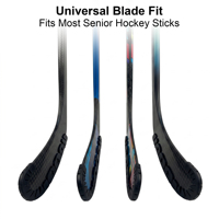 Protecteur de lame de bâton de hockey universel, installation facile, protection de bord en caoutchouc flexible pour tous les bâtons de hockey sur glace senior