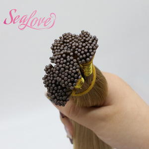 Nuovi Stili di Moda: Extension per Capelli Umani I-Tip con Cheratina, Micro Link, Capelli Vergini Grezzi Pre-Bonded - Product Image 6