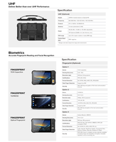 CHAINWAY P80 Tablette industrielle PDA Lecteur RFID UHF robuste avec Android OS Haute performance Qualcomm SDM450 Caractéristiques Caméra WiFi