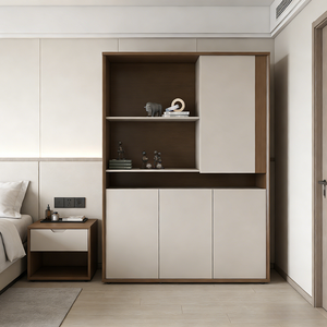 Archivador de Madera MDF Moderno y Pulido, Estantería Multifuncional de Gran Capacidad, Unidad de Almacenamiento SENSAI Z19 para Hogar, Dormitorio, Apartamento - Product Image 4