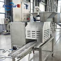 Machine automatique de formage de galettes, machine à former des burgers en acier inoxydable pour ligne de production de nuggets avec fonction de panure et d'enrobage