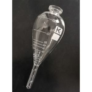 Tubo de Centrifugação em Vidro Borossilicato em Forma de Pêra de 100ml para Análise de Amostras de Óleo Tiandi Lab - Product Image 1