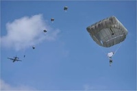 Parachute de transport pour drone, tissu de parachute, tissu en nylon pour parachute, système de parachute
