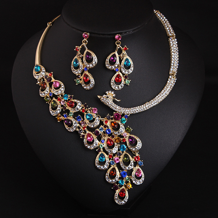 Solid Color Ice Crystal Necklace Women