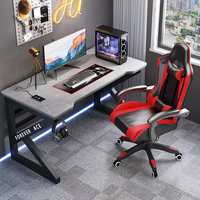 Échantillon Gratuit - Bureau d'Ordinateur en MDF, Chaise et Table de Jeu en Gros, Ensemble Table de Bureau et Table de Jeu pour Ordinateur