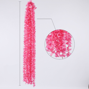 Guirnalda de Orquídeas de Seda de Tacto Real, Guirnalda de Flores de Glicinia, Decoración Colgante para Arco de Boda y Techo, Flores Artificiales Estilo Enredadera para Fiestas - Product Image 4
