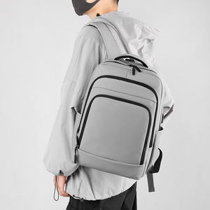 Men's <b>Backpack</b> Large Capacity 36-<b>55L</b> Business Travel Laptop Bag Solid Color With Interior Zipper Pocket - Product Image 2