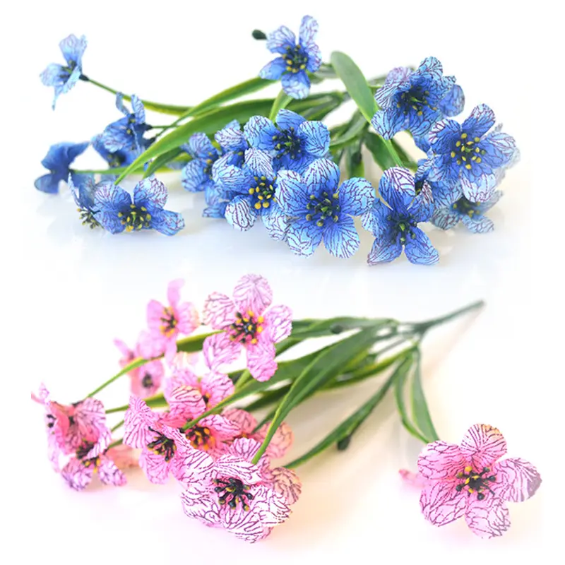 인공 꽃 꽃다발 장식 플라스틱 테이블 꽃 fleur 인공 정원 장식