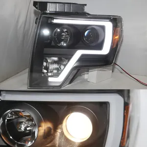 For FORD Raptor Headlights Assembly Head Lamp 2013 2014 Year Front Lights With Daytime Running Lights