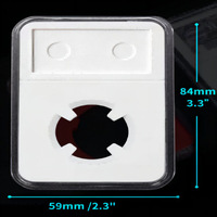 Boîtes de protection pour pièces de monnaie en acrylique PC PS TPU TPE PCCB pour la classification NGC PCGS, boîte de rangement et de présentation