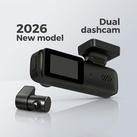 Nouvelle Caméra de Tableau de Bord DVR Modèle 2026 avec Écran IPS 1,47 Pouces, Double Caméra 2K+1K, ADAS, Surveillance de Stationnement 24H, WIFI, 2 Voies, 2 Canaux