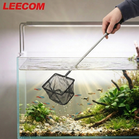 LEECOM Épuisette à mailles fines pour aquariums et accessoires – Vente directe usine – Épuisette de sécurité pour la capture de poissons, le nettoyage des crevettes et des débris de réservoir