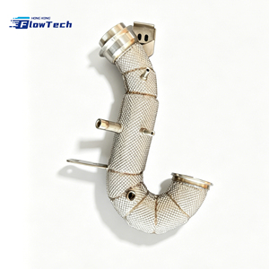 ท่อเทอร์โบสำหรับ W223 S450เมอร์เซเดสเบนซ์ประสิทธิภาพสูง M256 3.0ตัน304สเตนเลสพร้อมเกราะกันความร้อน - Product Image 1