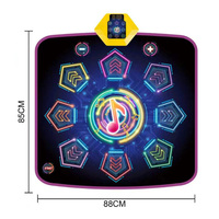 Tapis de danse électronique pour enfants, avec éclairage LED et affichage des scores, jeu musical pour garçons et filles