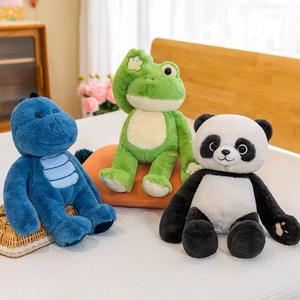 Juguetes de peluche para esconder y buscar, rana, conejo, mono, panda, animales de peluche para niños, regalo de cumpleaños, 2 a 4 años, unisex - Product Image 4