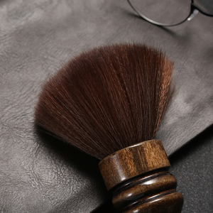 Chuyên Nghiệp Tùy Chỉnh Thợ Cắt Tóc Salon Barbershop Sợi Tự Nhiên Gỗ Xử Lý Cổ <span class=keywords><strong>Duster</strong></span> Brush Barber - Product Image 4