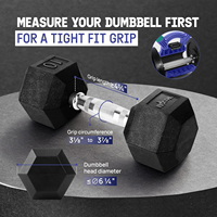 Poignée de kettlebell PINJIAN : transformez vos haltères en kettlebell pour la maison ou la salle de sport