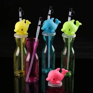 OEMPROMO Nouveauté Mignon Dauphin et Animal Bottom Cute Cut Cut Cut 301-400ml Capacity Back to School Drinkware - Product Image 5