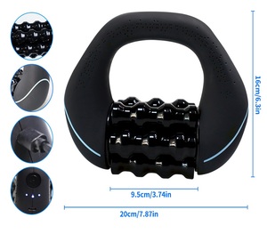 Rodillo de Masaje <span class=keywords><strong>Muscular</strong></span> Eléctrico Giratorio, el Mejor Regalo para los Entusiastas del Fitness y Masajeador Percutor Rodante para la Relajación de Todo el Cuerpo - Product Image 4