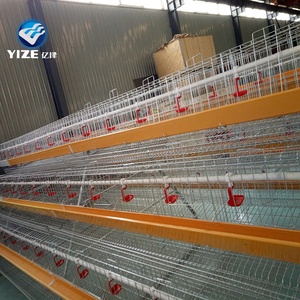 Gabbie di progettazione del pollaio che posa le galline brasile hanno saldato la gabbia 96-160 polli elettro zincato o la immersione calda ha galvanizzato le aziende agricole YZ--0004 - Product Image 4