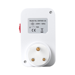 Spina <span class=keywords><strong>Timer</strong></span> conto alla rovescia meccanica Plug-in 24 ore programmabile a risparmio energetico con manopola dell'interruttore - Product Image 3