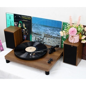 Nuevo <span class=keywords><strong>Tocadiscos</strong></span> de Vinilo <span class=keywords><strong>con</strong></span> <span class=keywords><strong>Amplificador</strong></span> Integrado MM <span class=keywords><strong>y</strong></span> Salida RCA para <span class=keywords><strong>Altavoces</strong></span> - Product Image 3