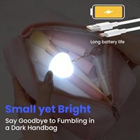 Lampe de sac à main personnalisée durable en forme de cœur avec capteur tactile LED et chargement Type-C pour étudiants