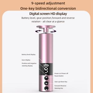 Lima Eléctrica Profesional para Pies, Removedor de Callosidades y Exfoliante de Piel Muerta con Almohadilla de Papel de Lija de Repuesto, Herramienta de Pedicura - Product Image 3