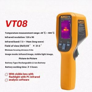 กล้องถ่ายภาพความร้อนดิจิตอล /Flopke VT06 Pti120 กล้องอินฟราเรดความละเอียดสูง 16.7 ล้านสี สำหรับตรวจสอบระบบทำความร้อนใต้พื้นและรอยรั่ว - Product Image 2