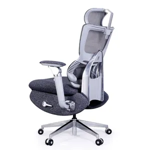 Nuovo Design elettrico regolabile vibrazione lombare girevole reclinabile sedia da ufficio ergonomica