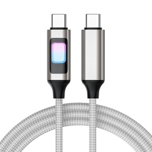 高品质铝合金60W <span class=keywords><strong>USB</strong></span> C快充线 |   耐用长线，适用于笔记本电脑、手机、平板电脑，3 种颜色，1 米 - Product Image 2