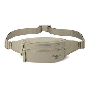 Sac de Poitrine en Nylon Léger et Durable OEM/ODM, Fermeture Éclair, Respirant, Sac Banane de Course, Couleurs Contrastées, Extérieur - Product Image 1