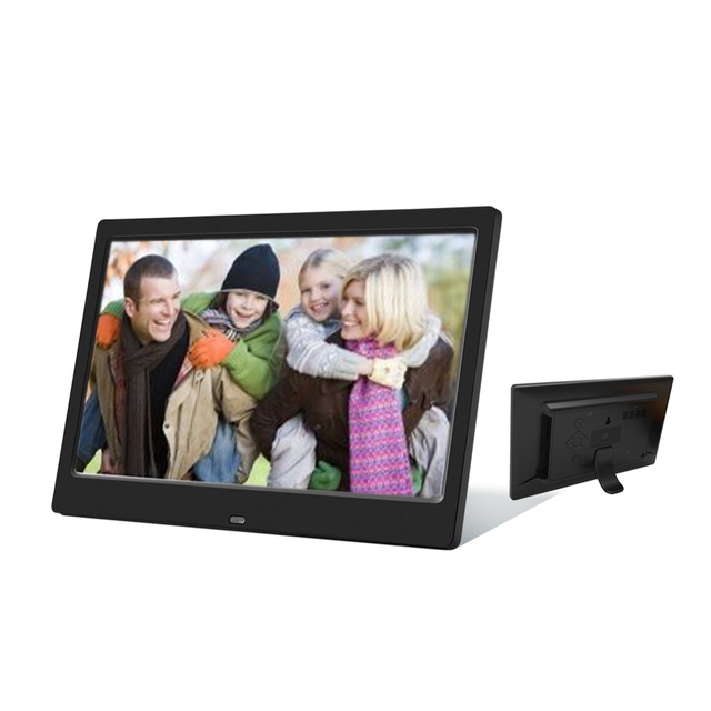 10.1 Inch HD IPS Digital Picture Frame 1024x600 Thin LED Electronic Photo Album LCD Photo Frame