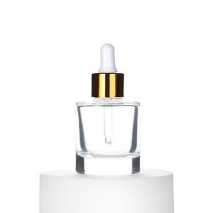 Chai Thủy Tinh Tinh Dầu Mỹ Phẩm Trong Suốt 30Ml <span class=keywords><strong>40Ml</strong></span> 50Ml Tùy Chỉnh Có Nắp Vặn Màu Vàng Ống Nhỏ Giọt Thủy Tinh Trong Suốt - Product Image 2