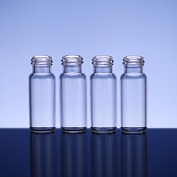 Flacon en verre ambré transparent de 10 ml, 15 ml, 20 ml, flacon stérile en verre, prix de gros d'usine en Chine