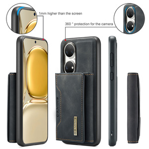 Funda de cuero magnética desmontable DG MING 2In1 para Huawei <span class=keywords><strong>P50</strong></span> / <span class=keywords><strong>P50</strong></span> <span class=keywords><strong>Pro</strong></span>, funda tipo billetera, tarjetero, funda para teléfono - Product Image 4