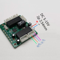 Carte PCB de commutateur Ethernet Mini 5 ports OEM pour caméra de vidéosurveillance/affichage led/iot/ai