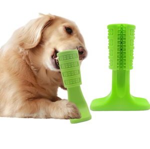 Dayanıklı Kauçuk Isırmaya Karşı Diş Fırçası Şeklinde Çiğneme Oyuncağı Agresif Çiğneyen Köpekler İçin Diş Temizleyici Evcil Hayvan Besleyici Köpek Çiğneme Oyuncağı - Product Image 6
