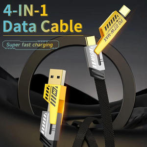 هاتف خلوي 4 في 1 بسعر منخفض ، PD 65W Cable <span class=keywords><strong>Type</strong></span> <span class=keywords><strong>C</strong></span> سريع لشاحن الكابل PD 27W - Product Image 1