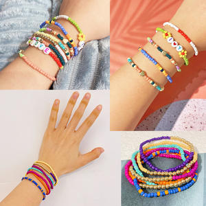 2/3/4mm pintura de colores mezclados cristal redondo cuentas sueltas hecho a mano DIY collar pulsera accesorios de joyería Material - Product Image 2