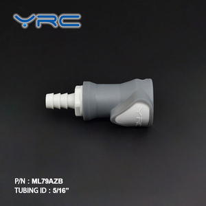 Conector rápido de plástico YRC 5/16 Envoltura de pegamento TPE Asiento de montaje sin panel - Product Image 4