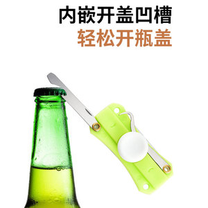 New product: Gyroscope decompression device, 304 stainless steel <b>toothpick</b>, bottle opener, tooth pick, portable folding knife. - Product Image 4