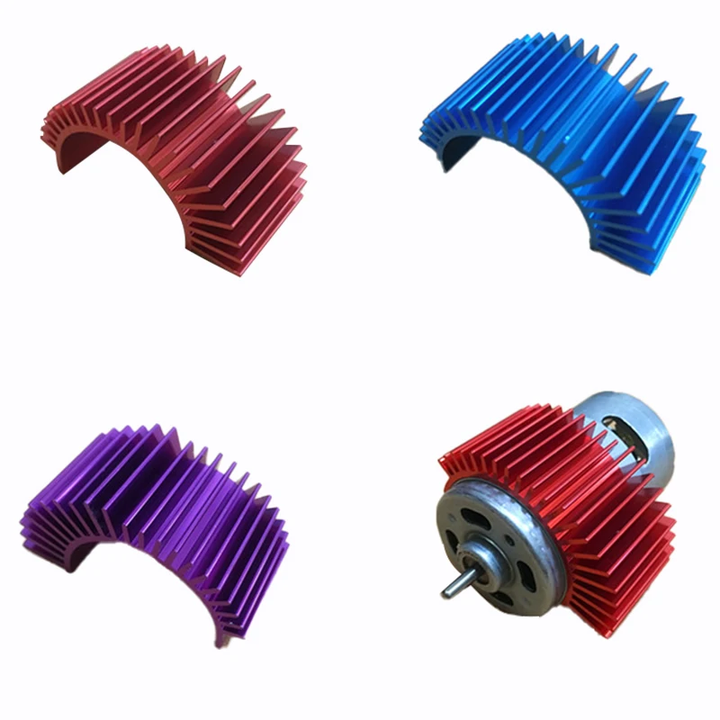 Motor Heatsink Aluminum Radiator Cooling Fin for 540/550/545/560 1/10 1/8 Motor RC Racing Car Part