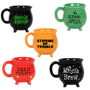 Tarro de bruja <span class=keywords><strong>Caldero</strong></span> mágico de bruja <span class=keywords><strong>Taza</strong></span> de café de Halloween <span class=keywords><strong>Taza</strong></span> mágica de doce constelaciones Estrella Luna - Product Image 5
