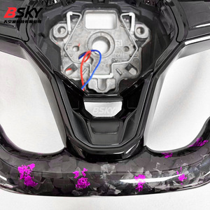 Venta Directa de Fábrica, Volante de Fibra de Carbono Forjado de Alta Calidad para Volkswagen BORA, CADDY, GOLFGTI, <span class=keywords><strong>GOLFGTD</strong></span>, JETTA, POLO, TOURAN - Product Image 6